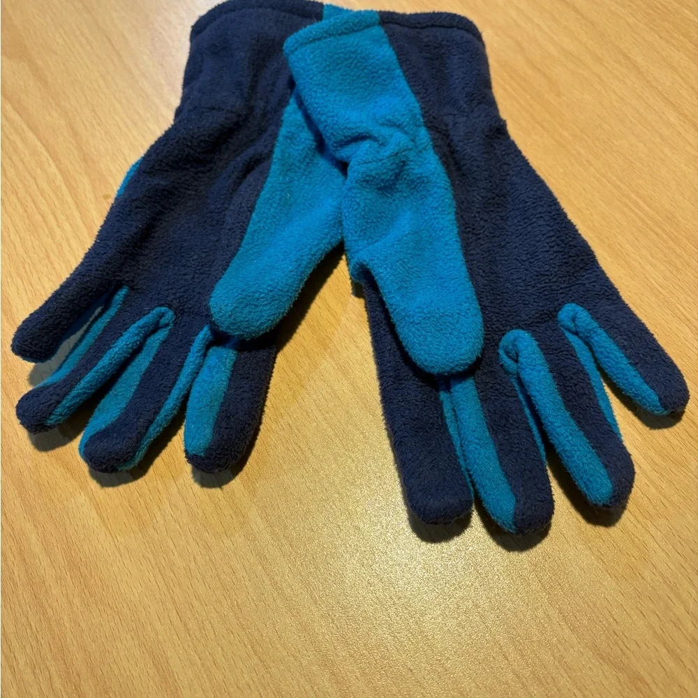 Target Kids Fleece Glove - Navy and Teal